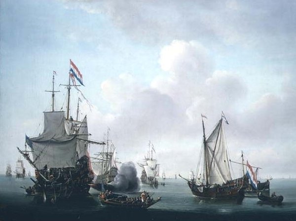 Přepravní scéna od Dutch School