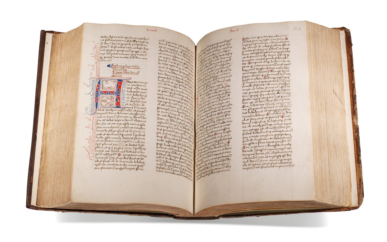 Bible, s prology, v latině, zdobený rukopis na papíře, Utrecht od Dutch School