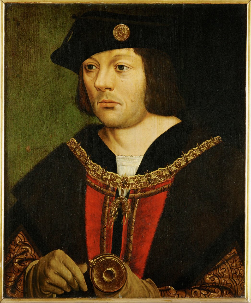 Guillaume III de Croy, pán z Chievres, vlivný rádce Filipa le Beau, syna císaře Maxmiliána, učitel ... od Dutch School