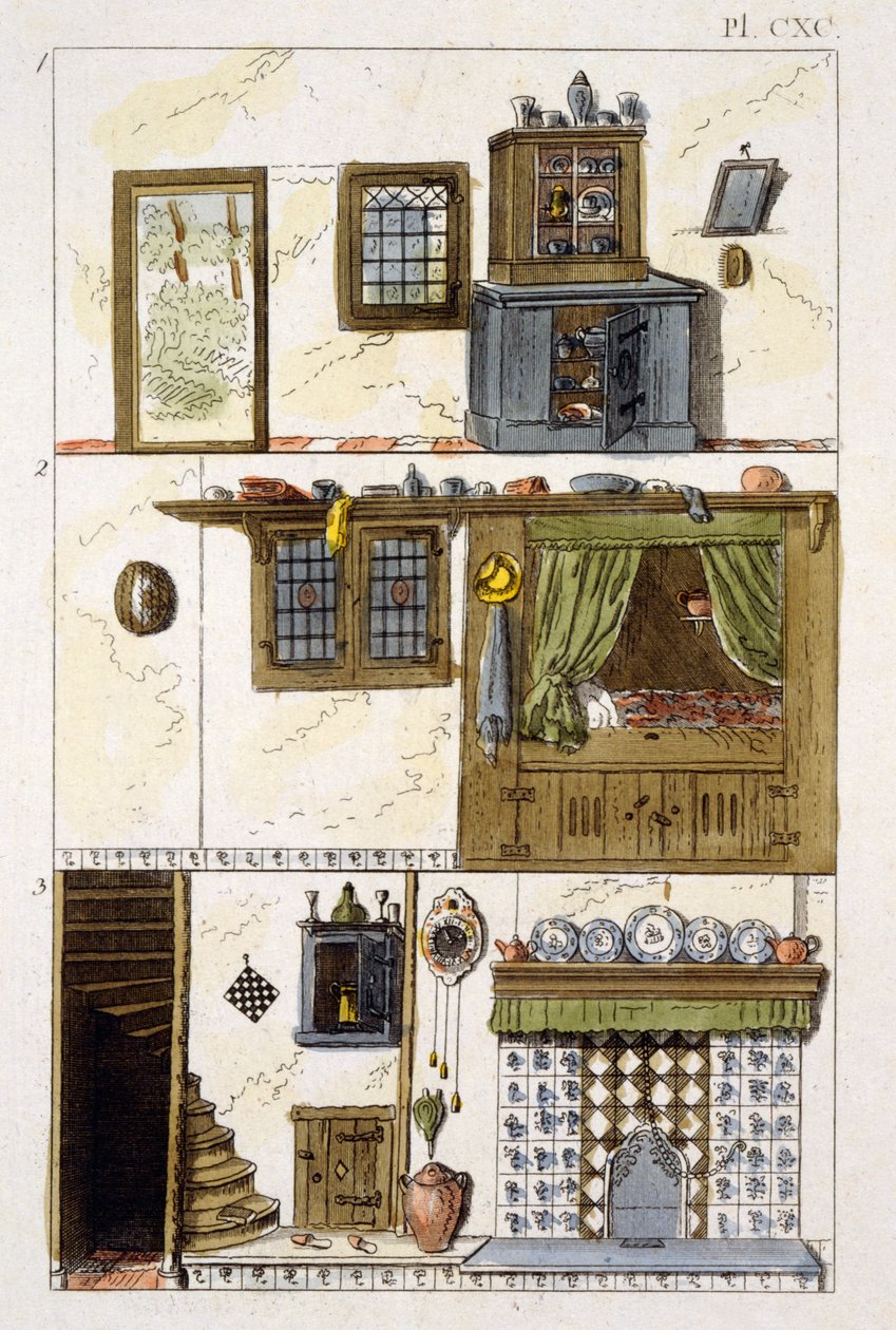 Ilustrace z Magazine of Garden Gems od G Van Laara, 1802 od Dutch School