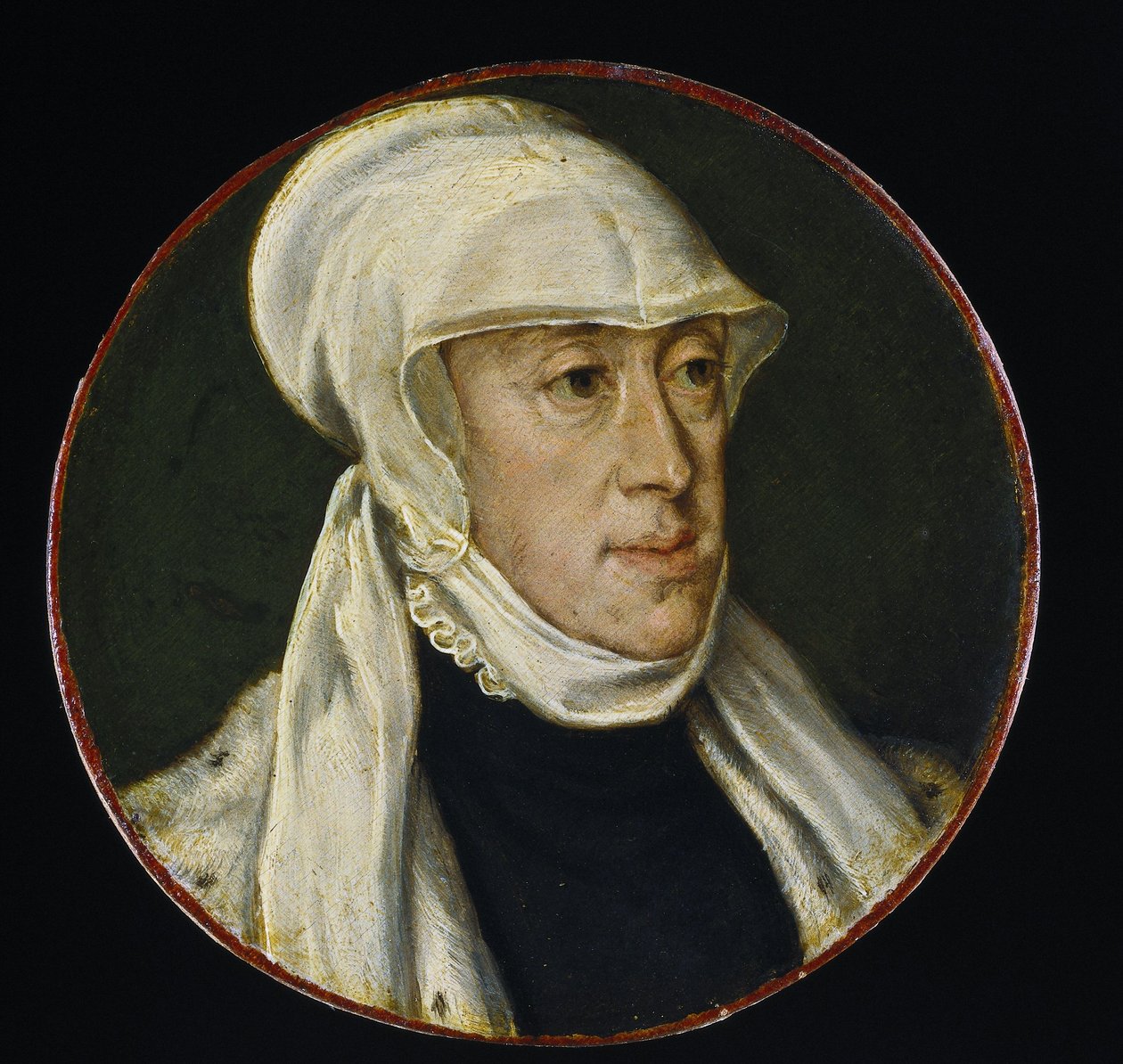 Maria Uherská, regentka Nizozemska, 1550-60 od Dutch School