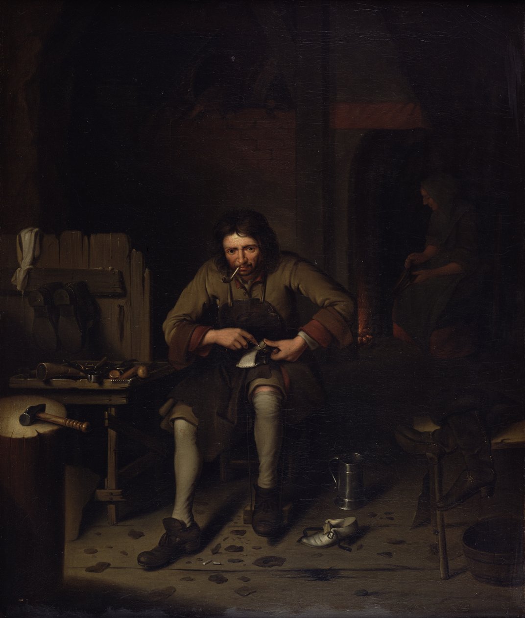 Švec, kolem roku 1675 od Dutch School