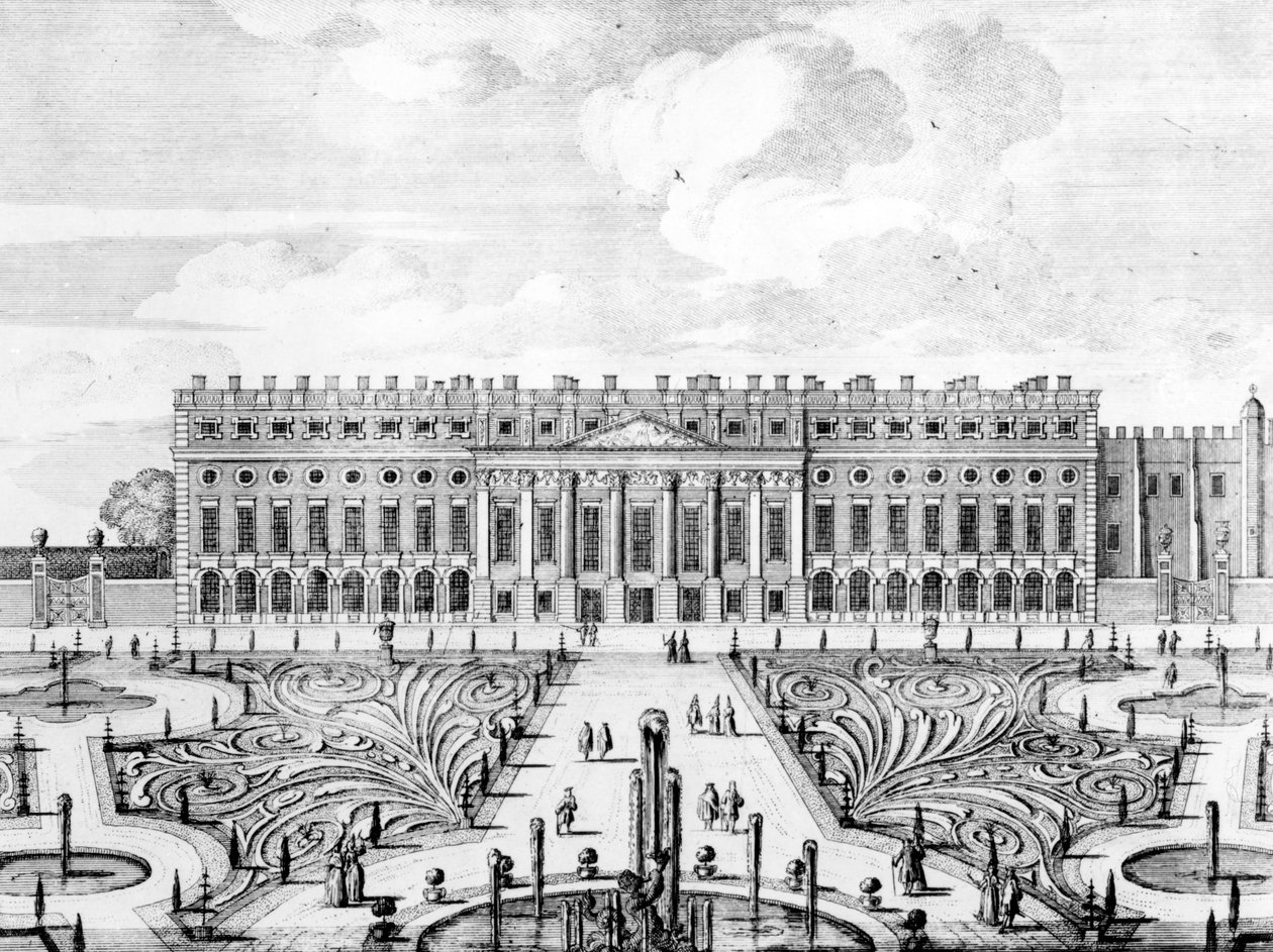 Jižní fasáda Hampton Court od Dutch School