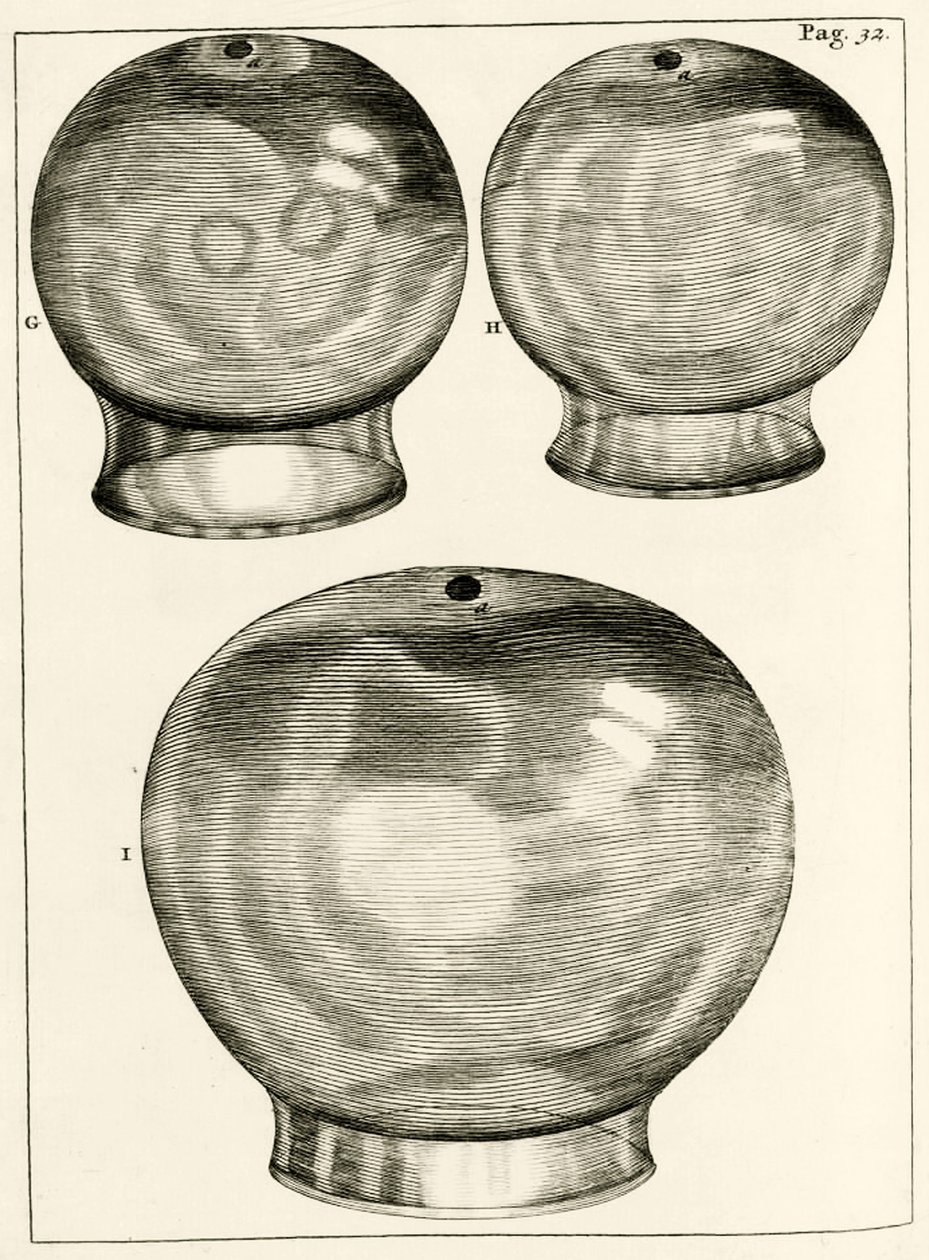 Různé baňkové sklenice, z The Practice of Medicine od Frederika Dekkerse, 1694 od Dutch School