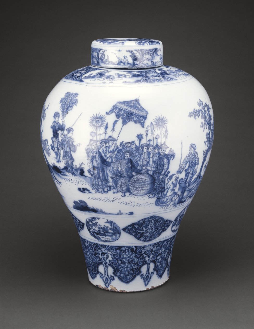 Váza s přebalem, 1678-80 od Dutch School