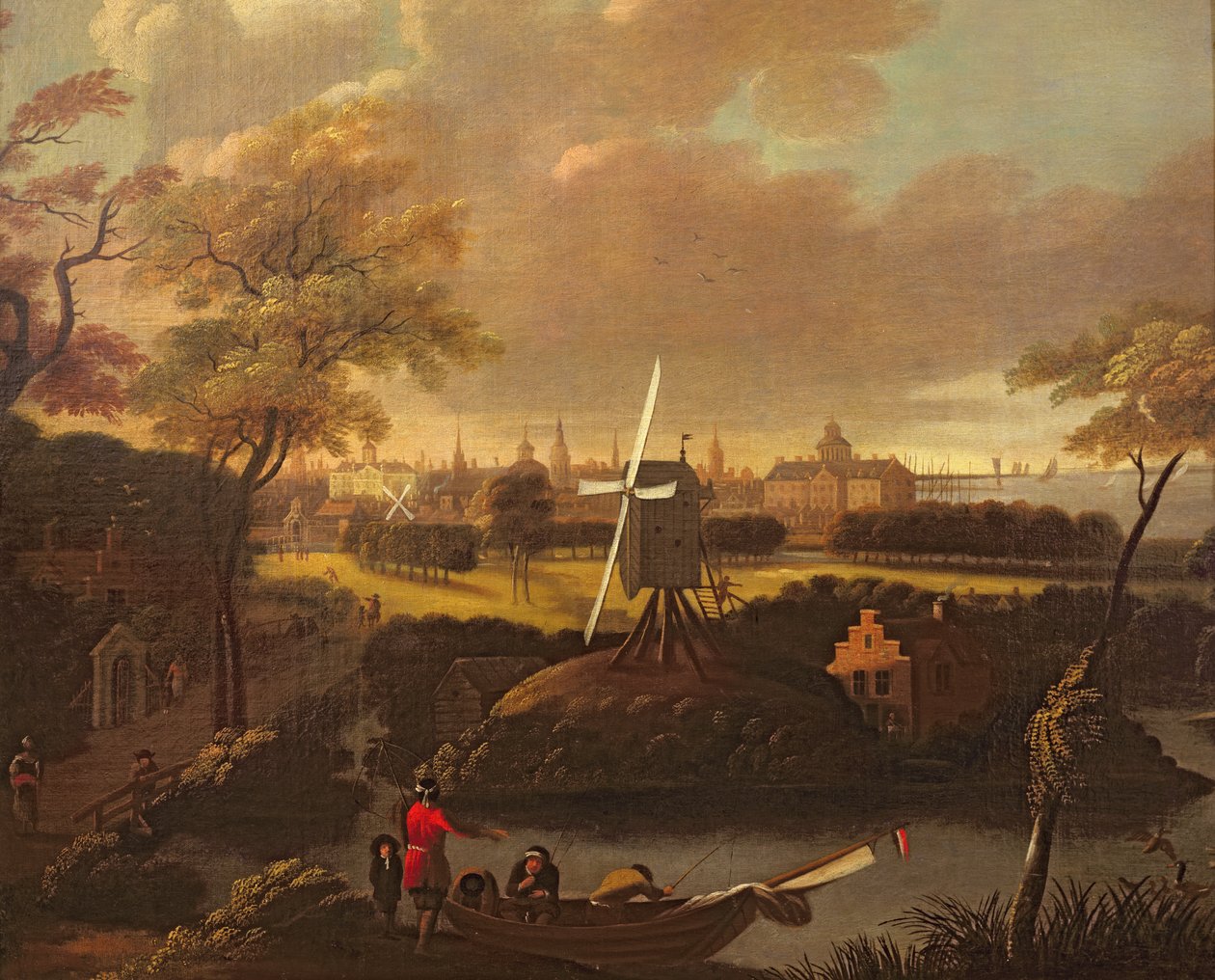 Pohled na New York od Dutch School