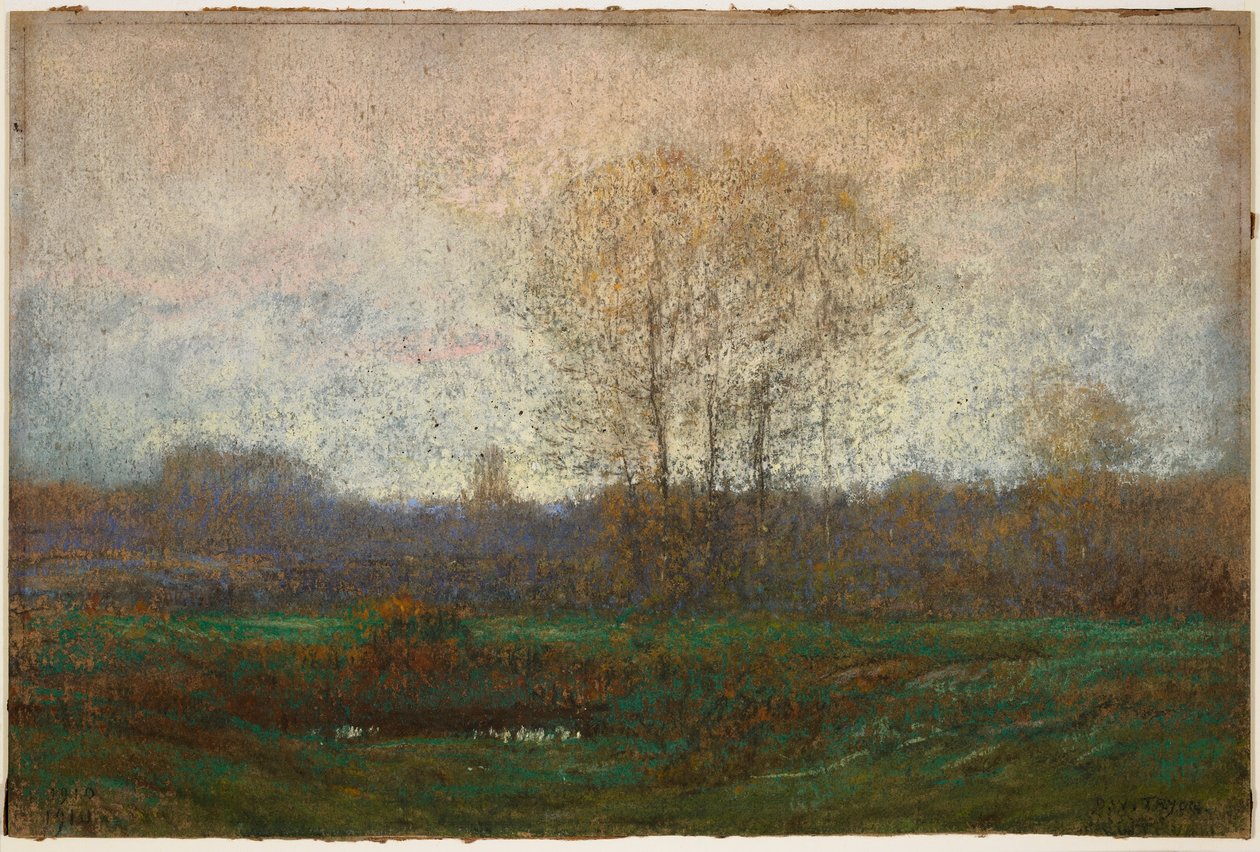 Krajina, 1910 (pastel) od Dwight William Tryon