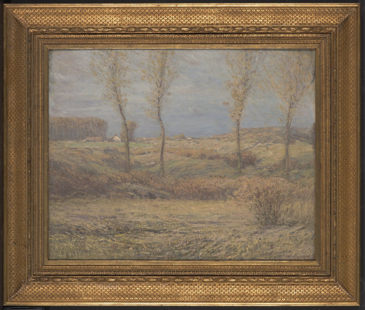 Listopadové ráno (olej na panelu) od Dwight William Tryon