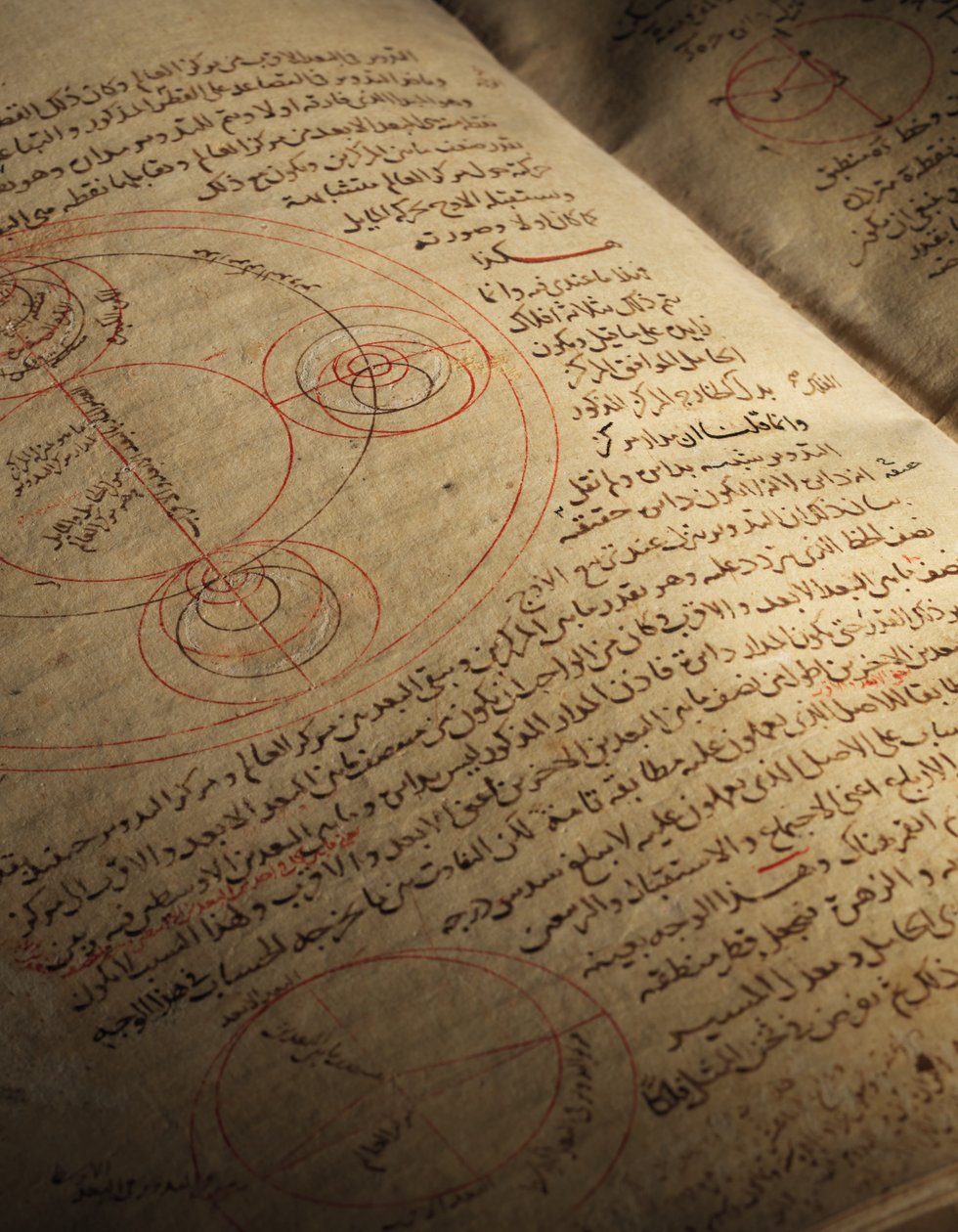 Kompendium pojednání o astronomii a matematice od Nasira Al-Dina Muhammada bin Al-Hasan Al-Tusi († 1274), Seljuk Anatolia, pravděpodobně Kaiseri (Qaysariya) od Dynasty Seljuq