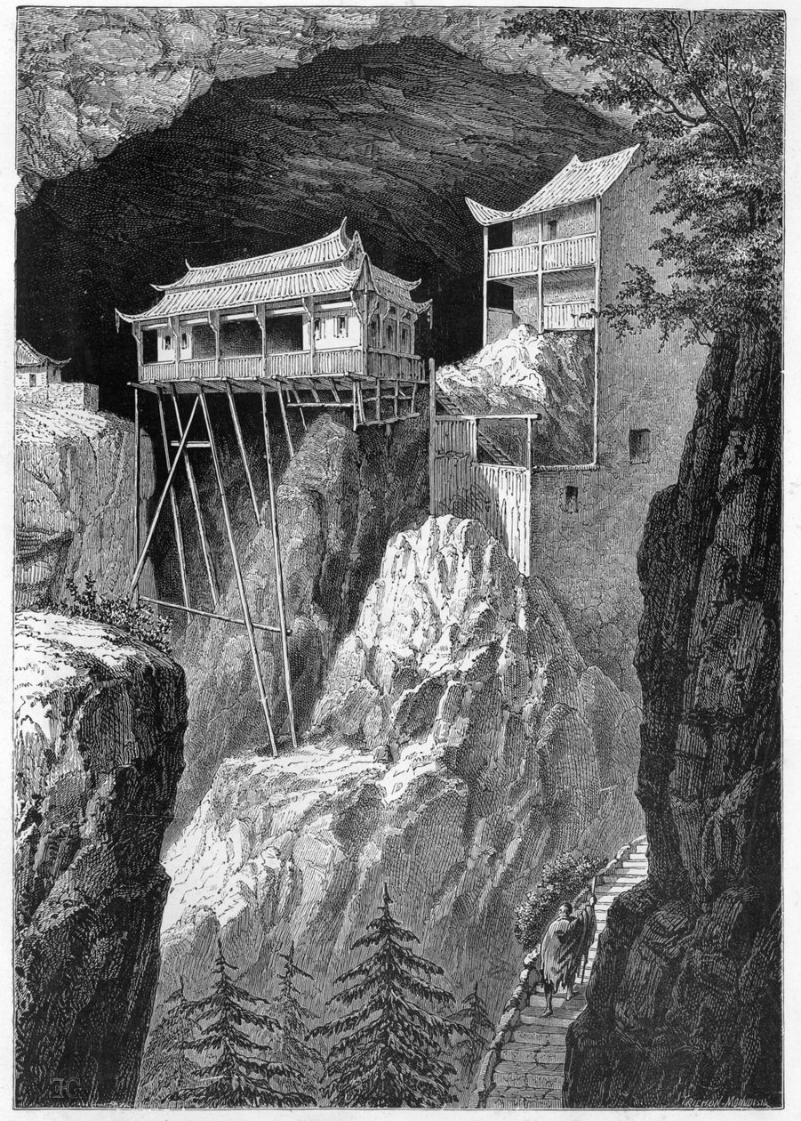 Chrám Fang-Kwan-Yuan, 1893 od E. Garnier