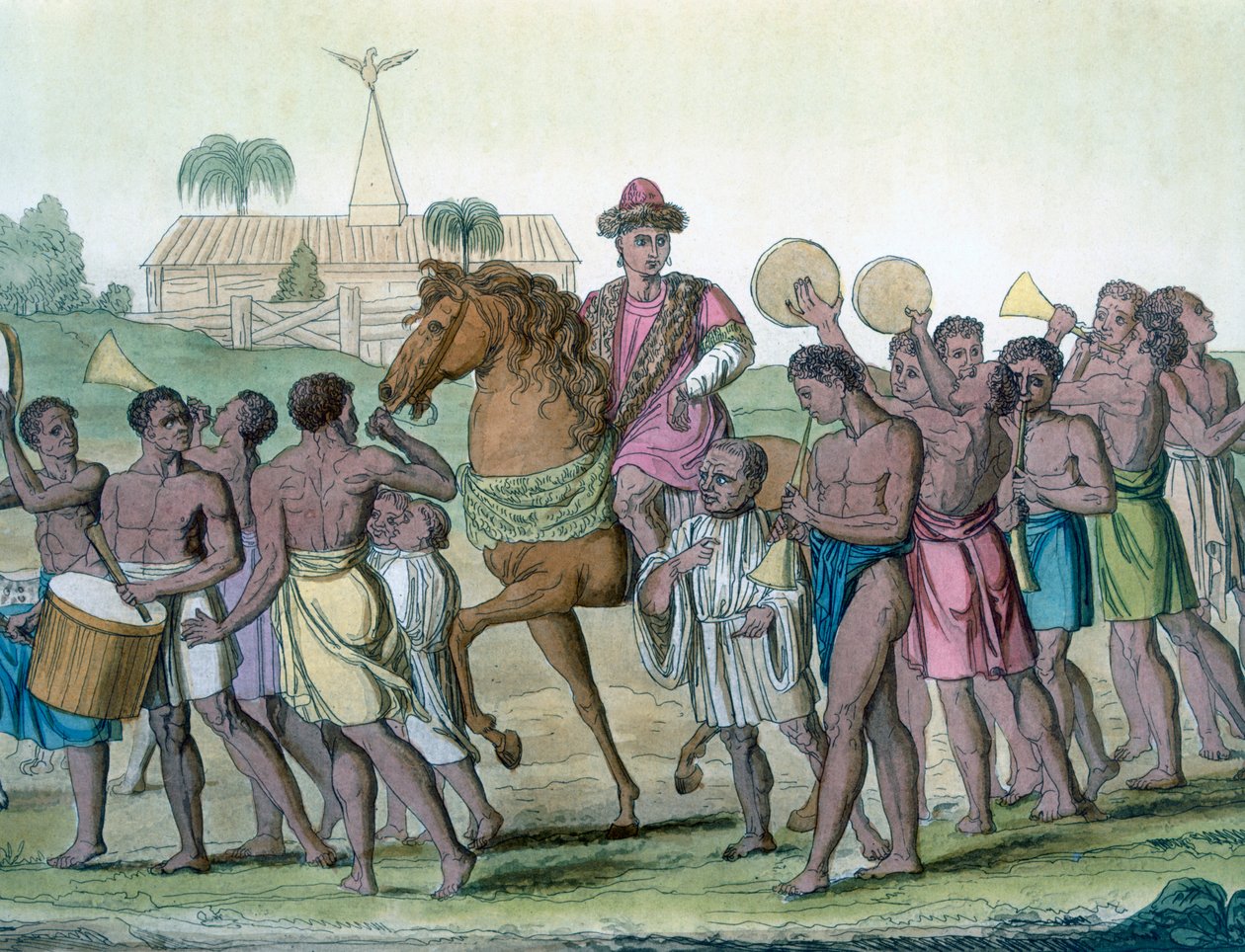 Vůdce na koni, 1812-13 od E. Karnejeff