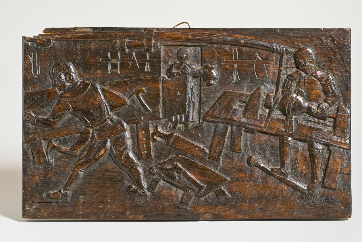 Truhlářství (dub) (recto of 701107) od E. Tijzer
