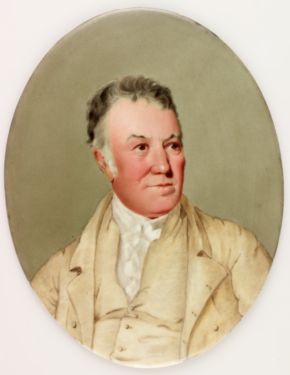 Portrét Thomase Bewicka, 1883 (tužka a záchod na porcelán) od E.D. Crawhall