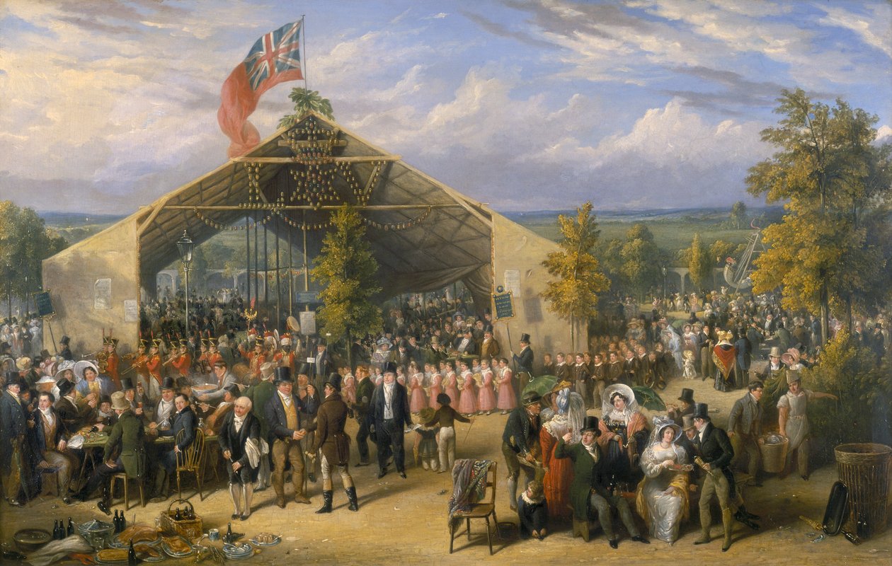 „Výroční slavnost školy licencovaných potravinářů“, 1831 od EF Lambert
