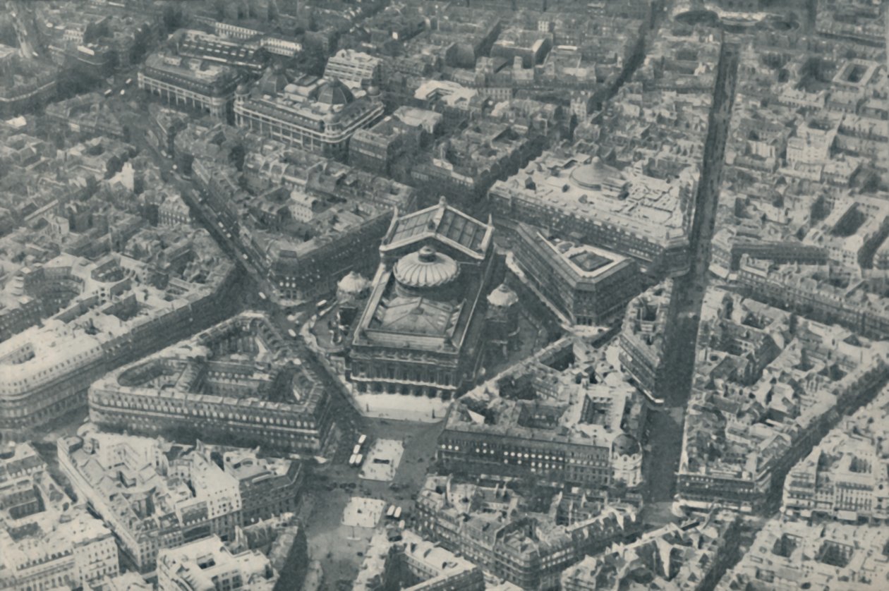Centrální architektonický prvek Paříže vylepšený prozíravostí v pouličním designu, c1935 od ENA