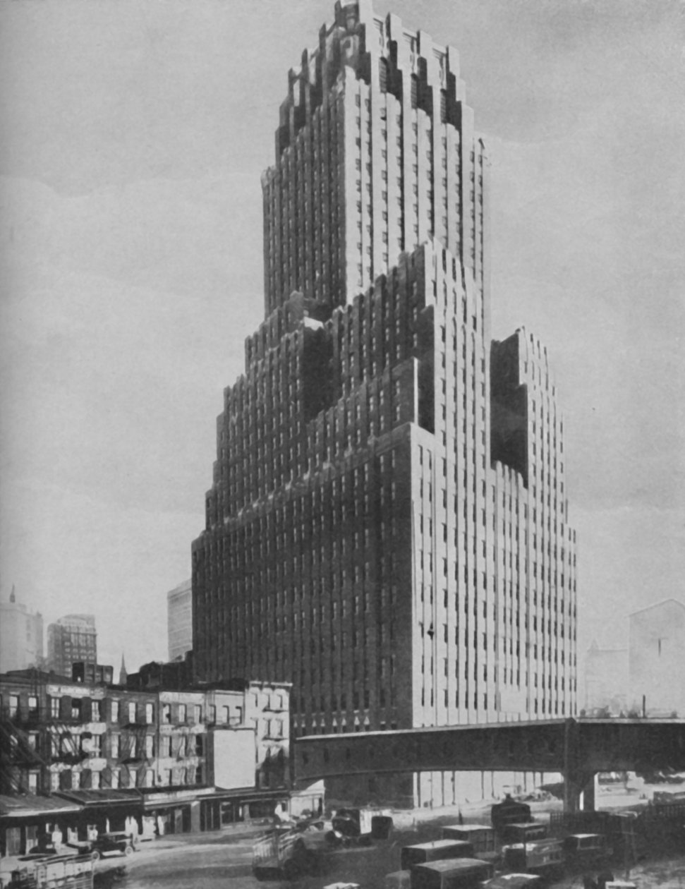 Divy starověkého Babylonu překonány v moderním New Yorku, c1935 od ENA