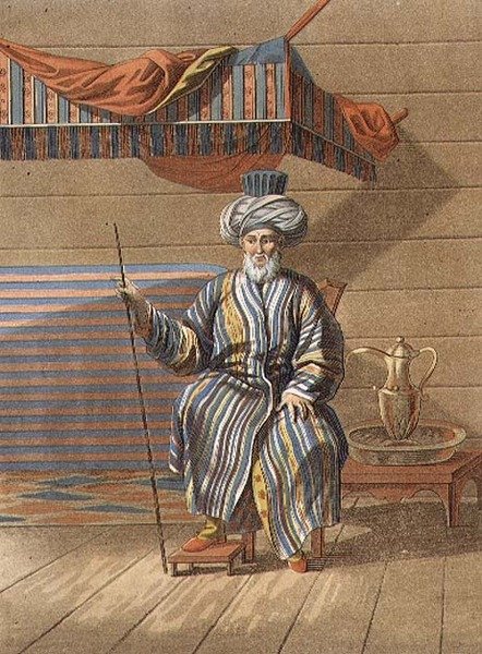 Tatarský bez, vyrytý Jegorem Skotnikoffem (1782-1843) (litho) od E. (after) Karnejeff