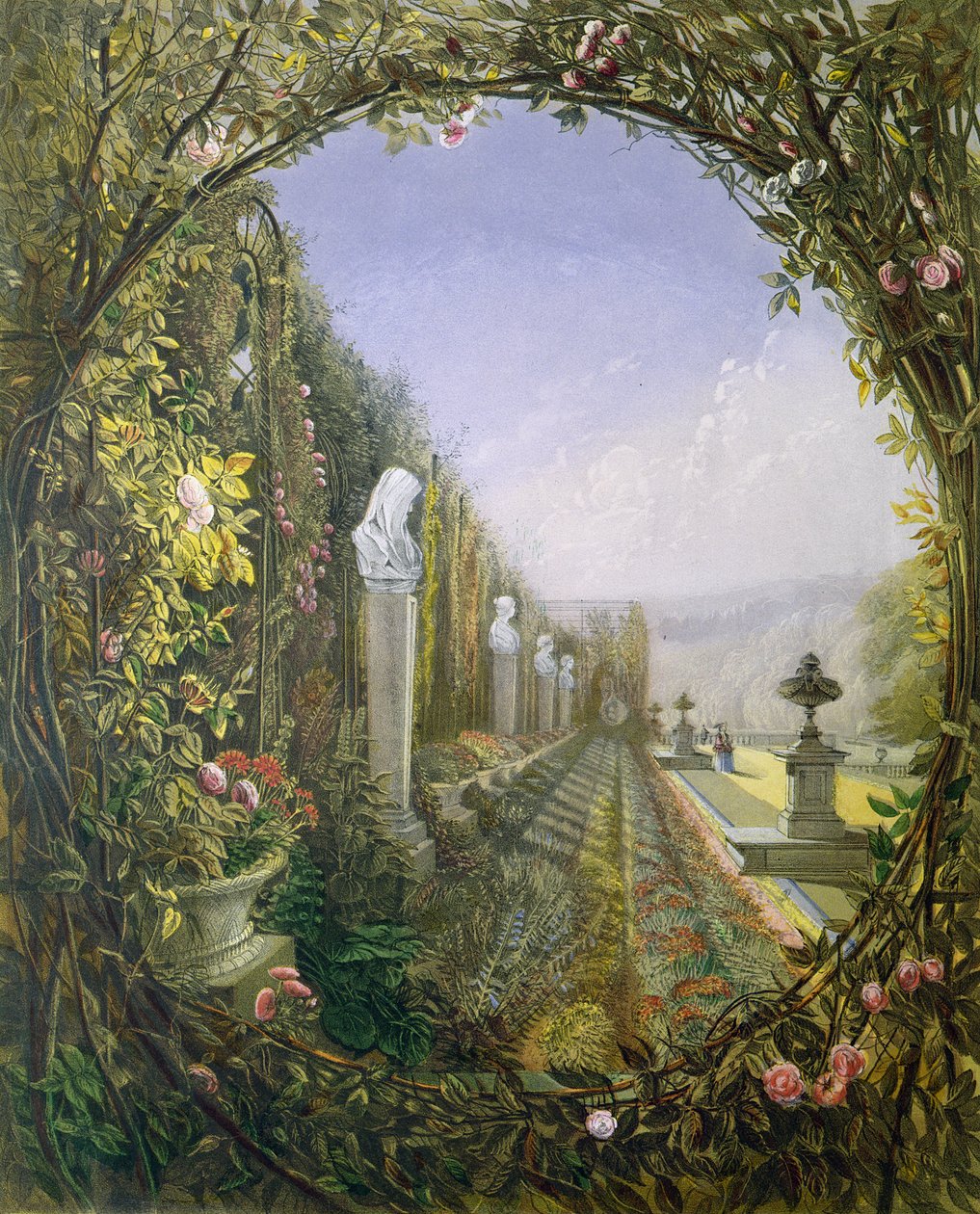 Trellis Window, Trentham Hall Gardens, z 