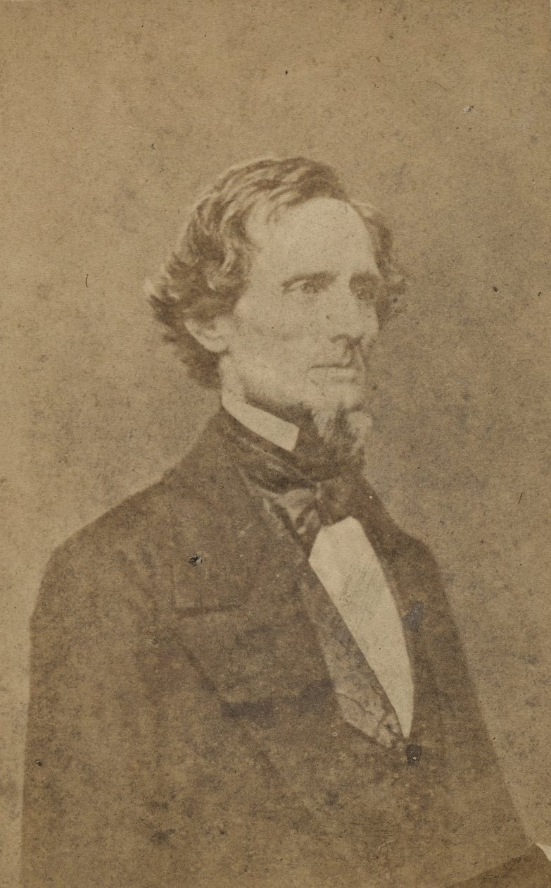 Jefferson Davis (stříbrný tisk alba) od E. Anthony