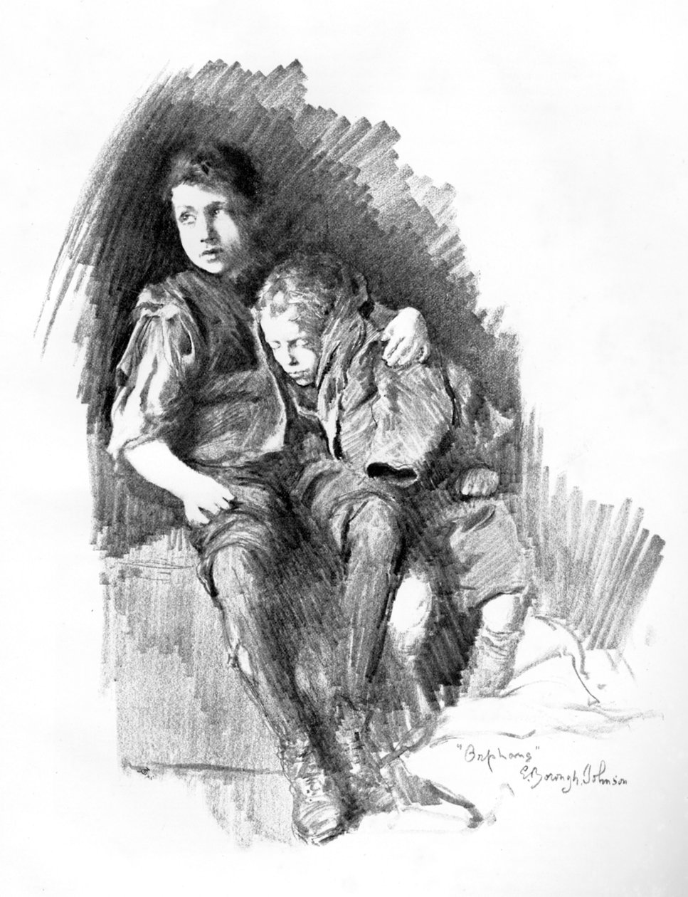 Sirotci, 1898 od E. Borough Johnson