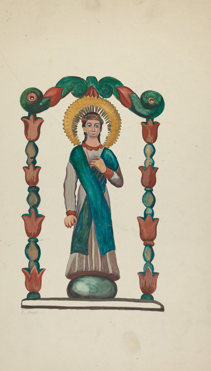 Bulto-Postava svatého od E. Boyd