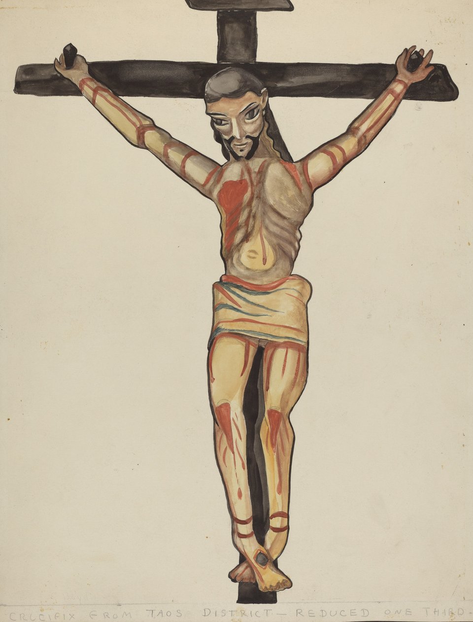 Krucifix, z okolí Taosu, 19351942. od E. Boyd