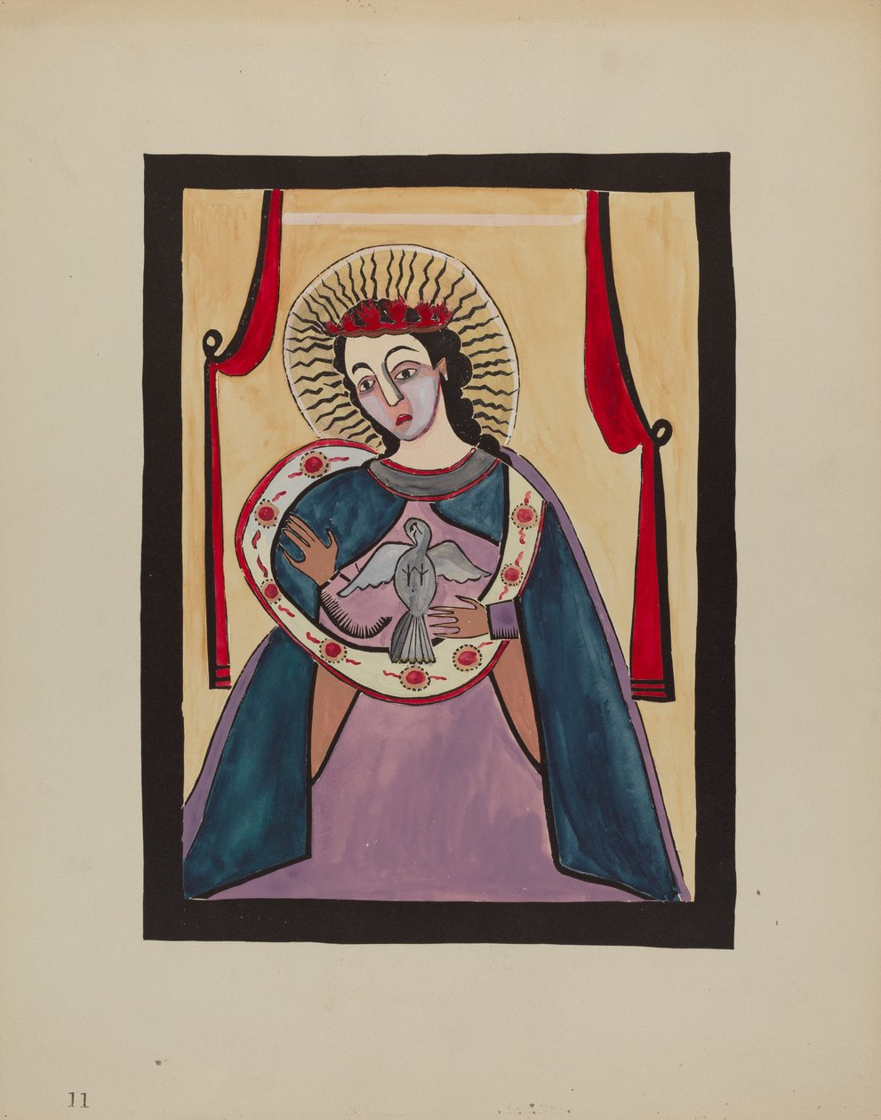 Retabla Ducha svatého, c. 1936. od E. Boyd