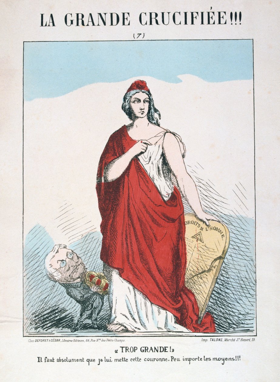Alegorie republikánské Francie, 1871. od E. Courtaux