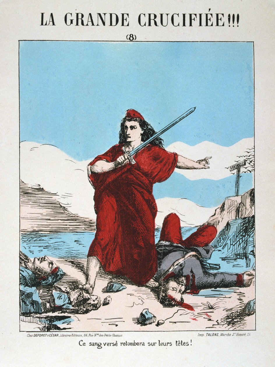 Alegorie republikánské Francie, 1871. od E. Courtaux
