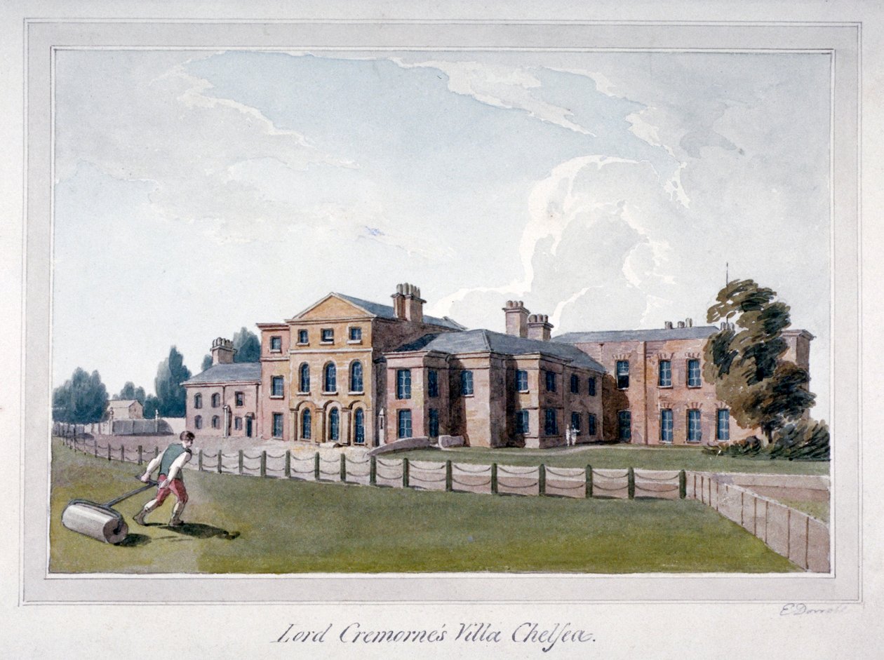 Cremorne House, Chelsea, Londýn od E Dowell
