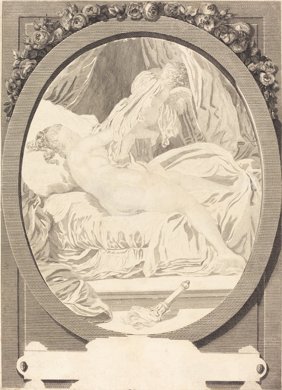 Košile sundaná od E. Guersant after Jean Honoré Fragonard