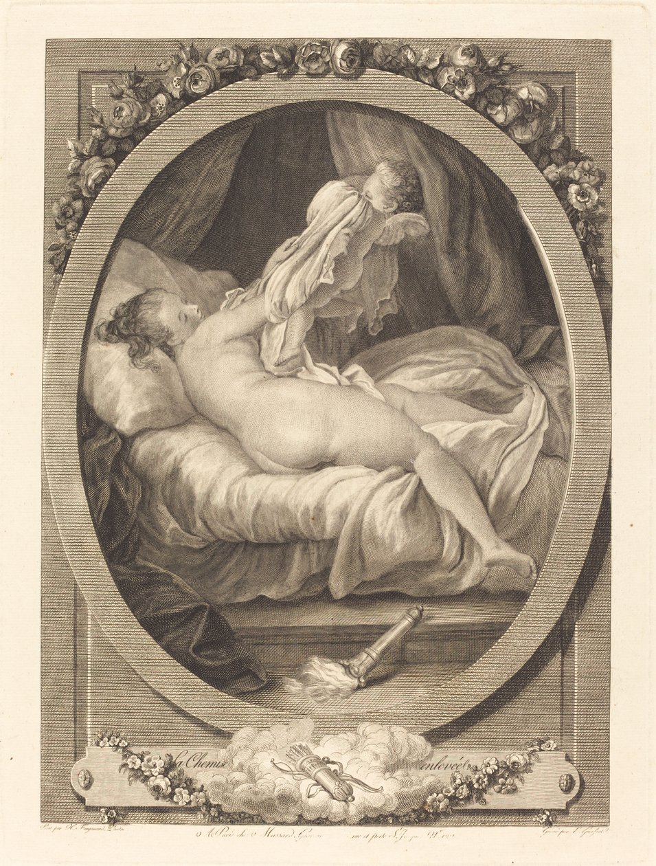 Košile sundaná od E. Guersant after Jean Honoré Fragonard