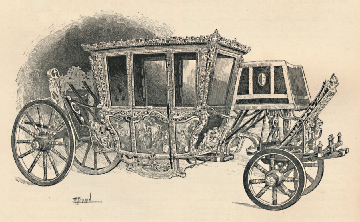 The Speakers Carriage: Sedmnácté století. South Kensington, 1886 od E H Fitchen