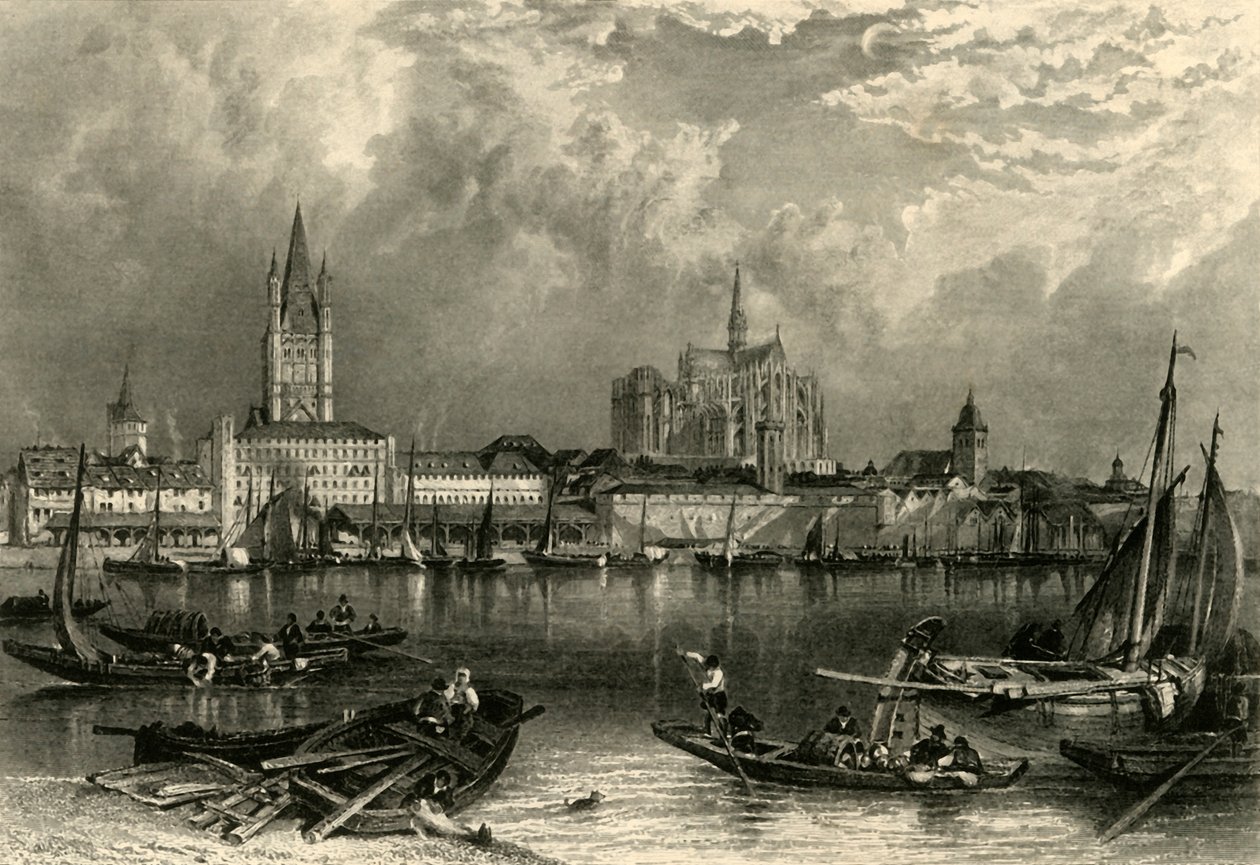 "Kolín nad Rýnem", c1872. od E I Roberts