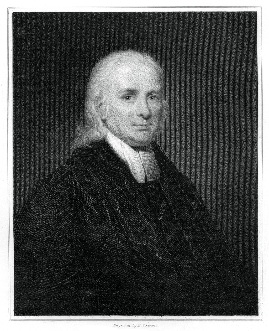 Christian Friedrich Schwarz, německý protestantský misionář v Indii, 1834. od E. Scriven