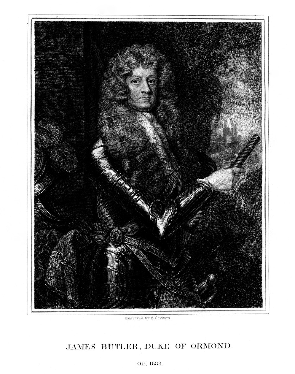 James Butler, 1. vévoda z Ormonde, anglo-irský státník a voják, 1824. od E. Scriven