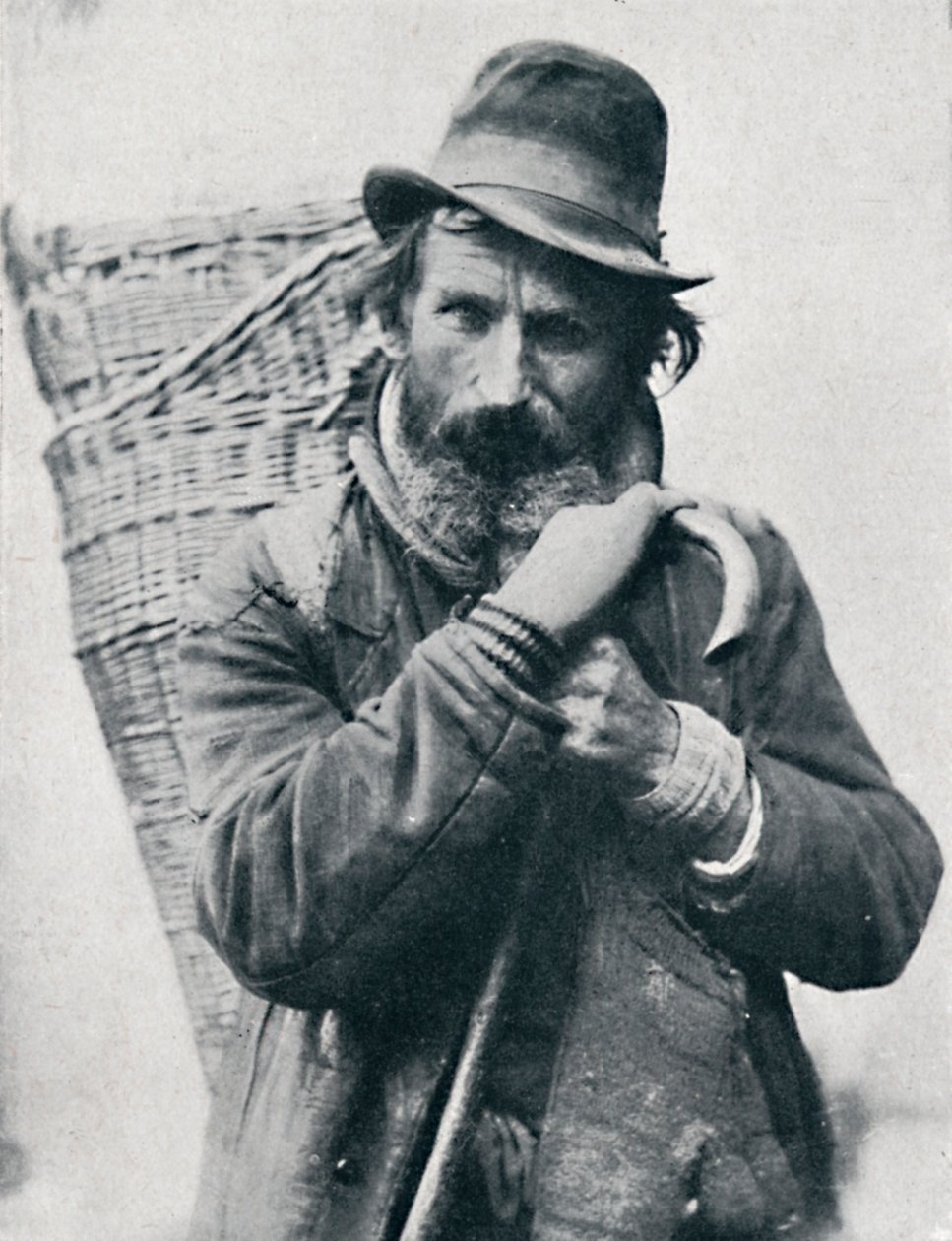 Německý pouliční prodavač, okres Ehningen, Wurttemberg, 1912 od E Uhlenhuth