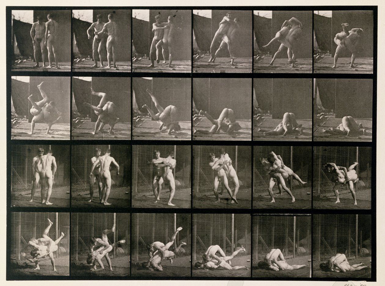 Two Men Wrestling, deska 348 z 