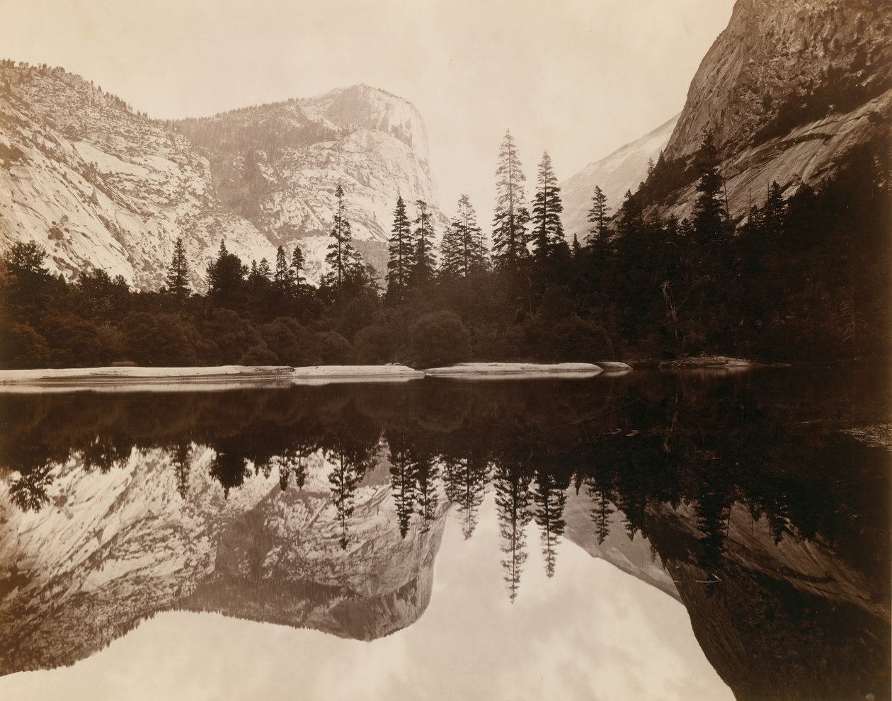 Mirror Lake, Valley of the Yosemite, 1872. od Eadweard Muybridge
