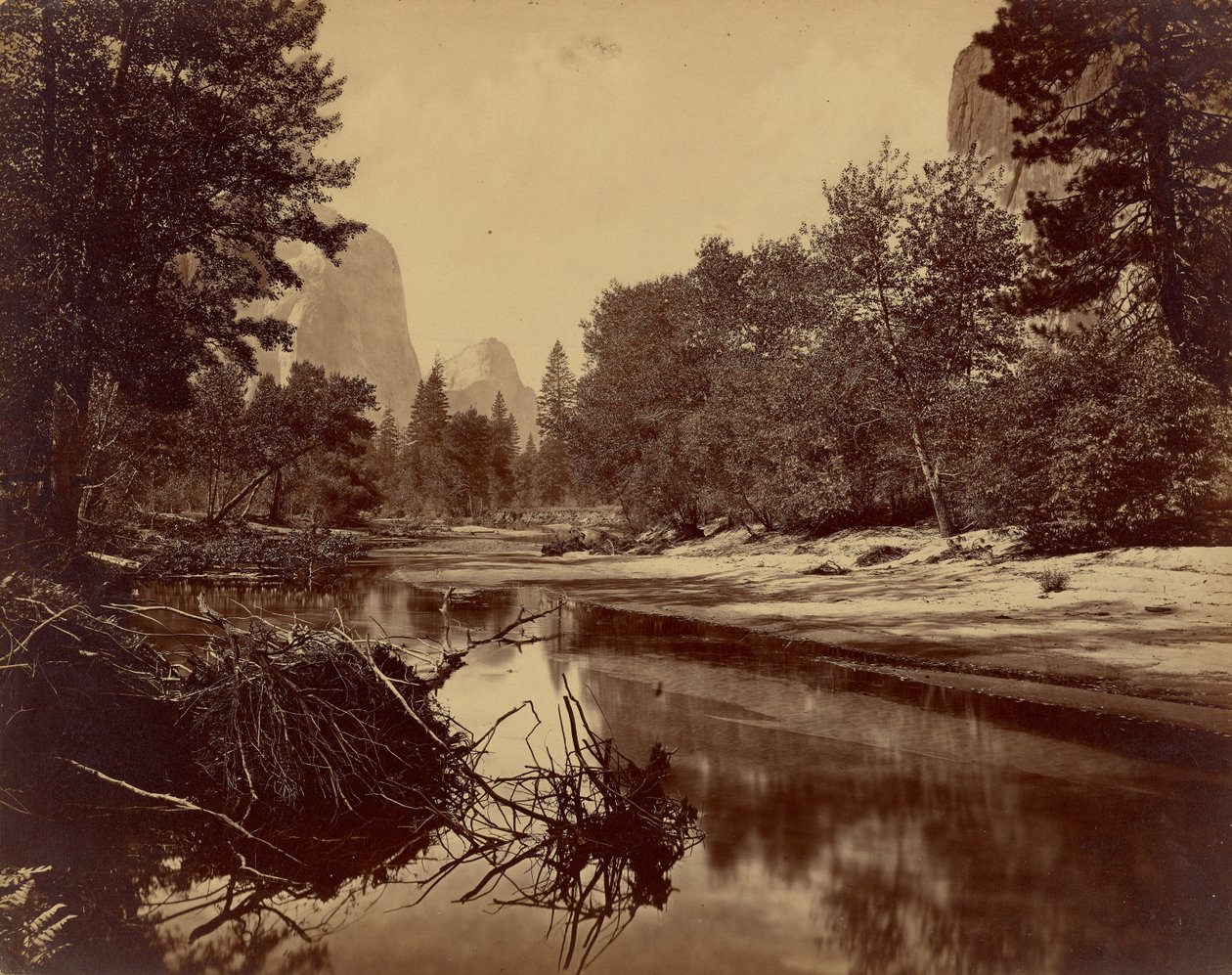 [Sylvan Bar. Údolí Yosemitů.] od Eadweard J. Muybridge