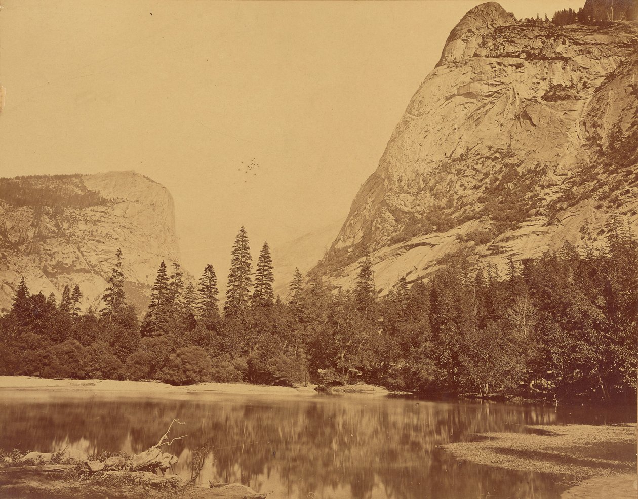 Starý Piute.  Údolí Yosemitů. od Eadweard J. Muybridge
