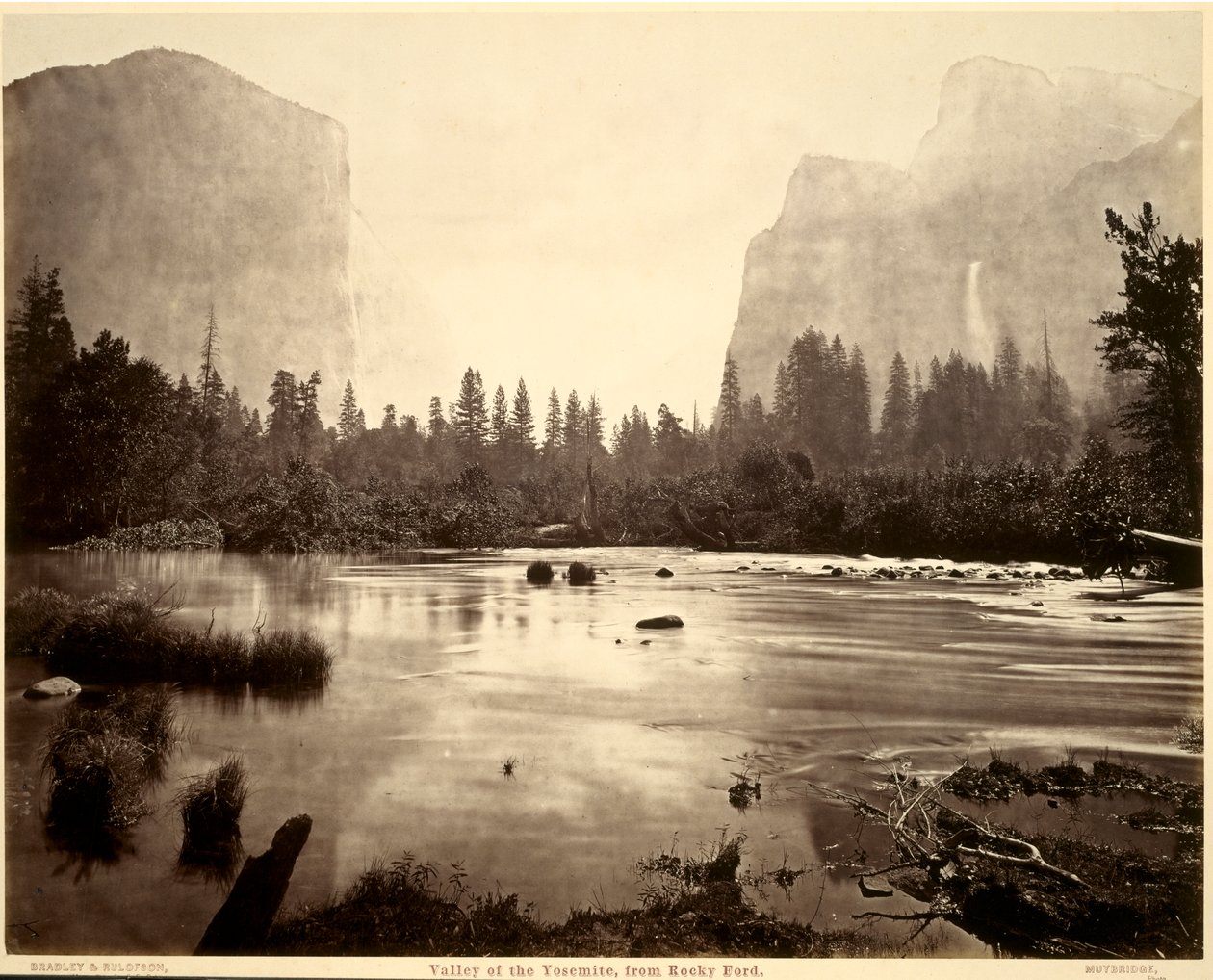 Valley of the Yosemite, od Rocky Ford od Eadweard Muybridge