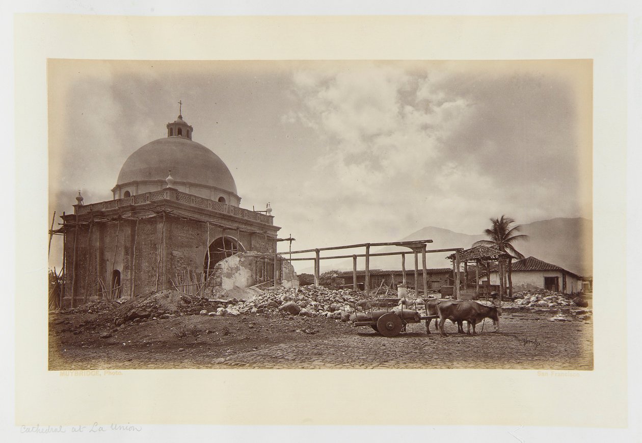 Katedrála v La Union, Salvador od Eadweard Muybridge
