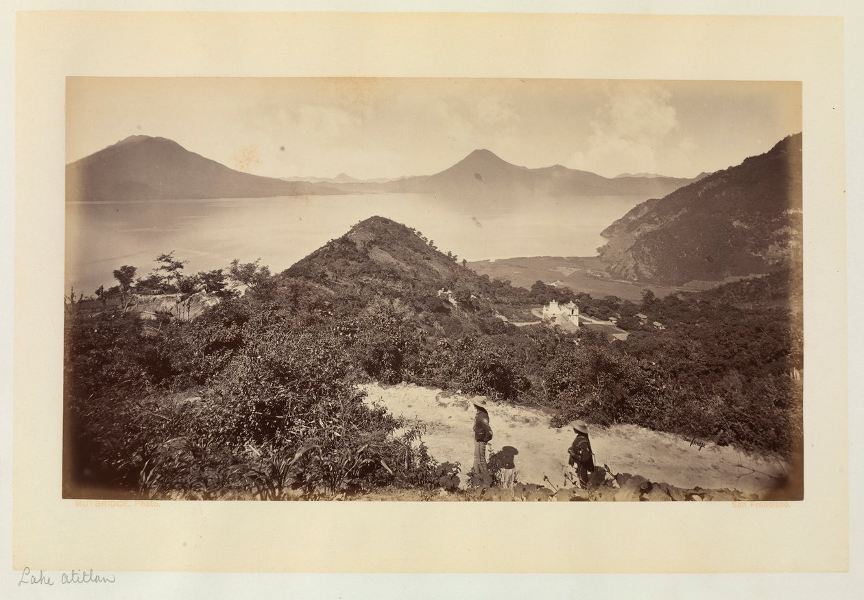 Jezero Amatitlán, Guatemala od Eadweard Muybridge