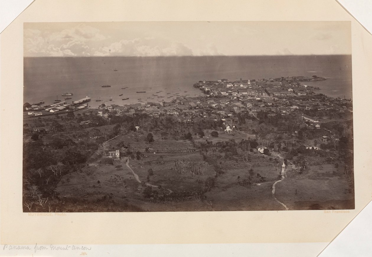 Panama z hory Ancon od Eadweard Muybridge