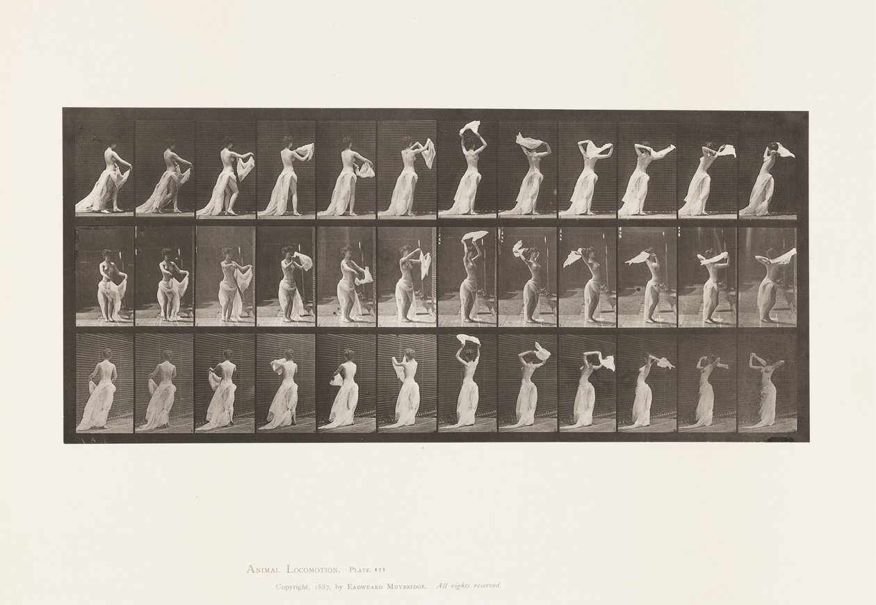 Talíř 468. Dítě, Chůze od Eadweard Muybridge