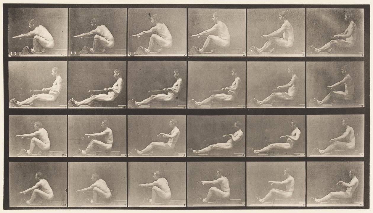 Talíř 492. A od Eadweard Muybridge