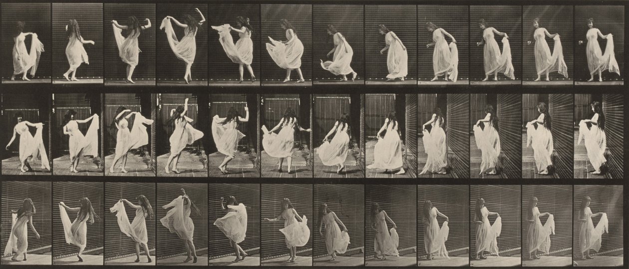 Tabule číslo 193. Tanec (fantazijní) od Eadweard Muybridge