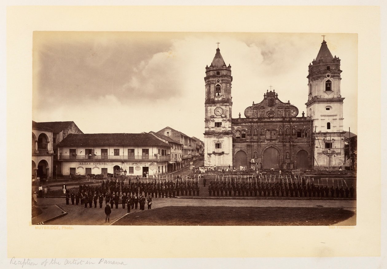 Přijetí umělce v Panamě od Eadweard Muybridge