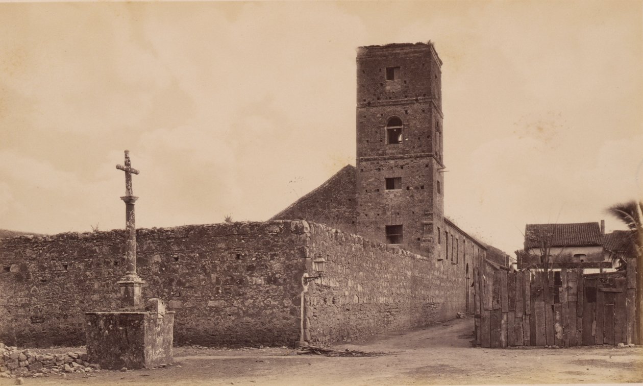 Zříceniny kláštera Las Monjas, Panama od Eadweard Muybridge